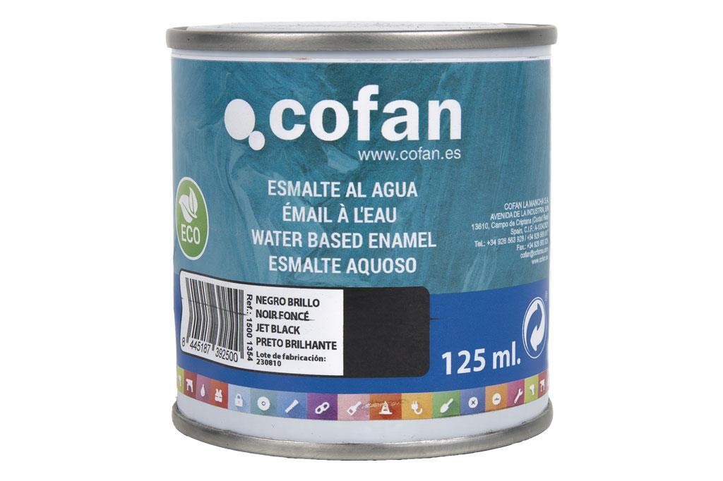 Esmalte Al Agua (125 Ml) Negro Brillo