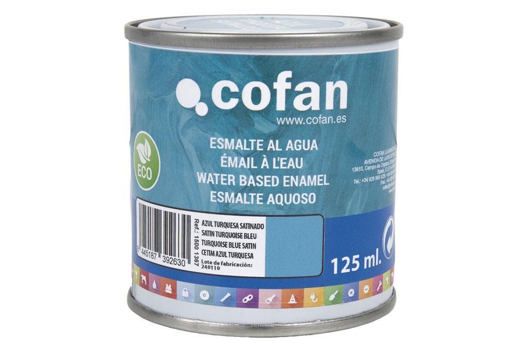 Esmalte Al Agua (125 Ml) Azul Turquesa Satinado