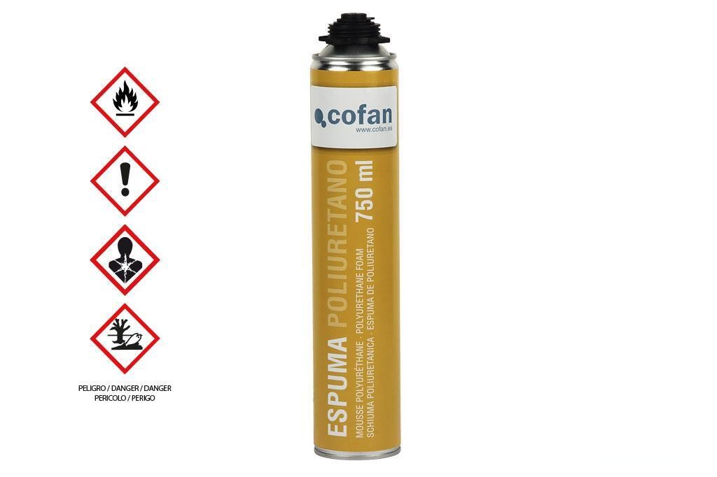 Espuma Poliuretano a Pistola 750ml