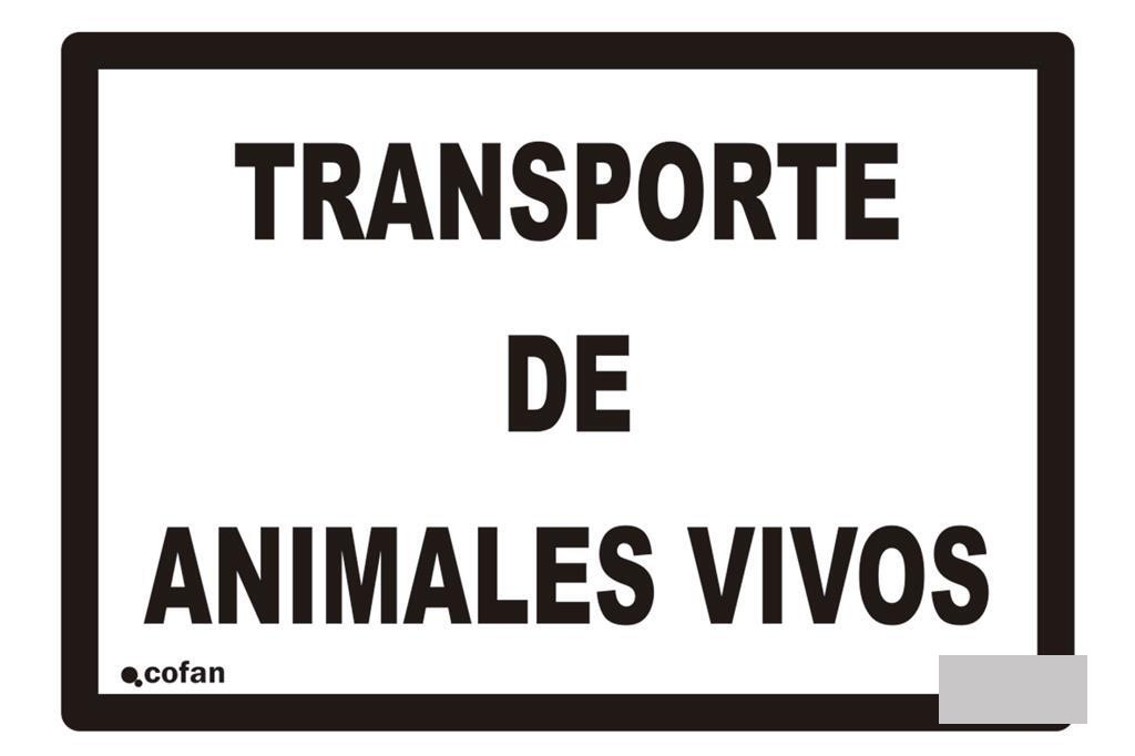 Señal de Transporte de Animales Vivos