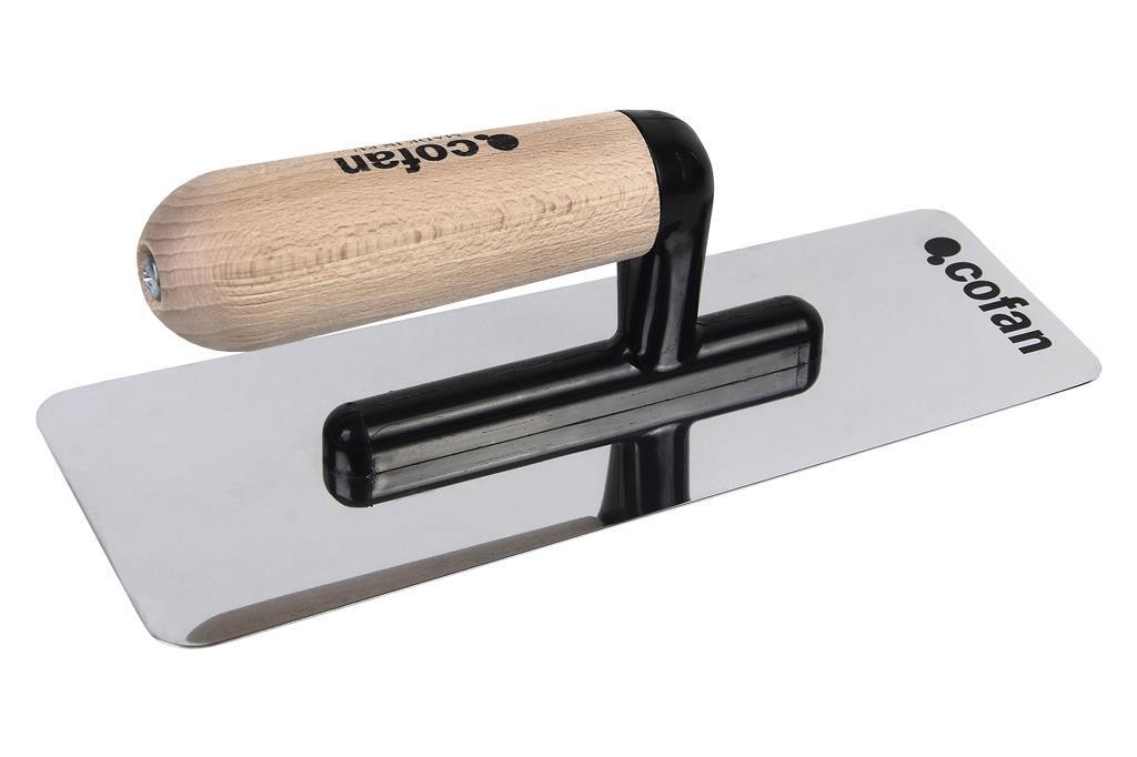 Llana Acero Inox Pulido Anti Quemaduras Mango Madera 240X100X0,6 - vista alternativa