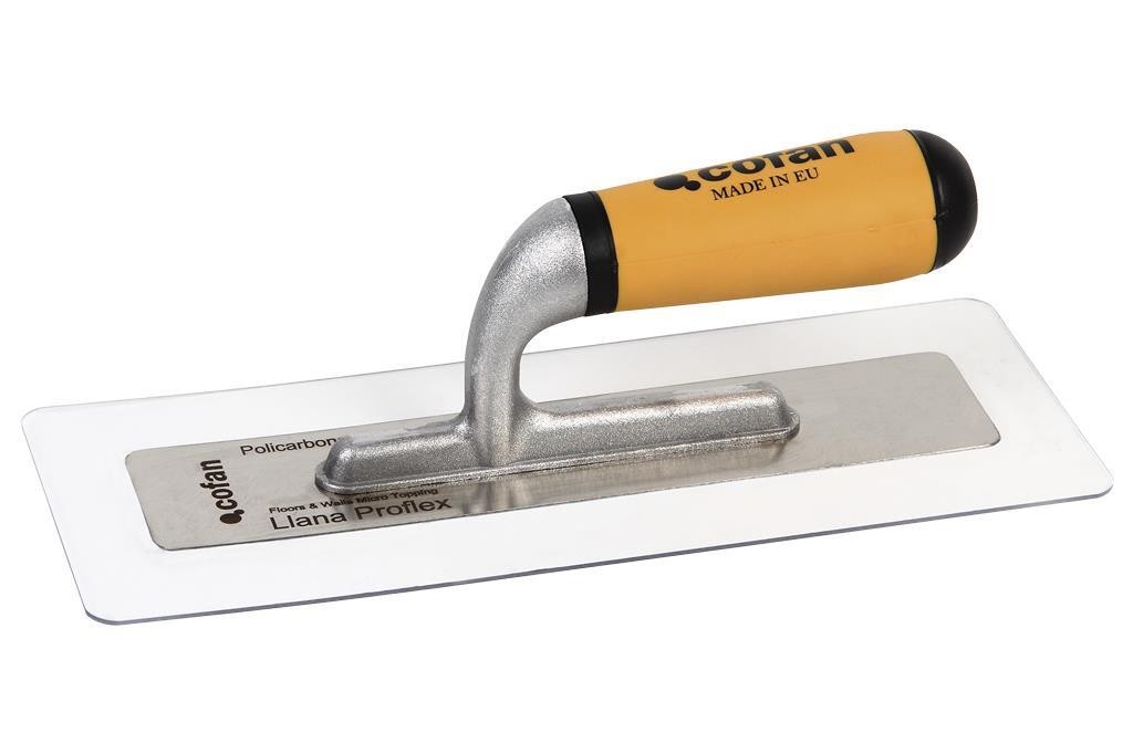 Llana Proflex Policarbonato Acero Inox + Aluminio Mango Bi-Componente 280X115X1,5