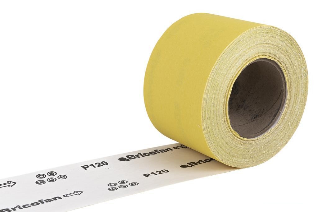 Rollo Lija de Papel 100 X 25 M. G.120