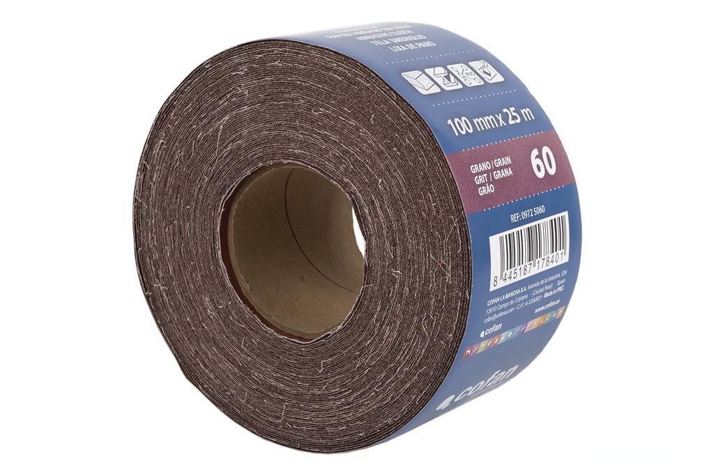 Rollo Lija Tela Universal 100 X 25 M. G.60 - vista alternativa