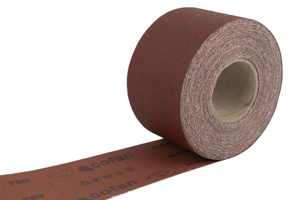 Rollo Lija Tela Universal 100 X 25 M. G.80