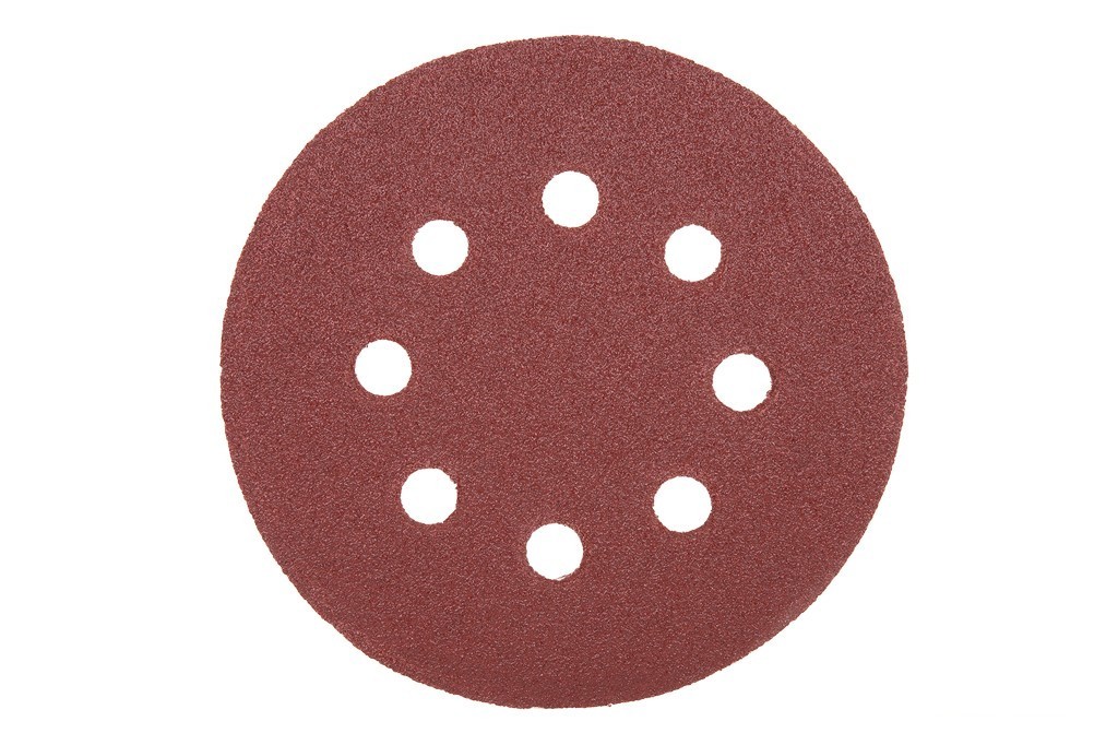 Hoja de Lijado Lijadora Orbital 8 Agujeros Ø125 Mm G 80