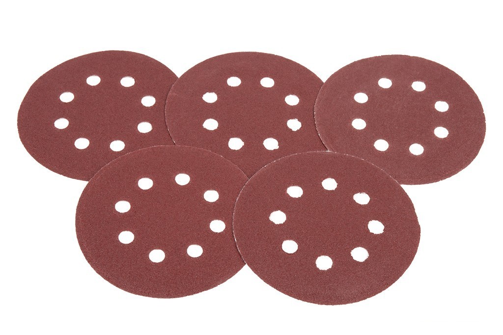 Hoja de Lijado Lijadora Orbital 8 Agujeros Ø125 Mm G 80 - vista alternativa
