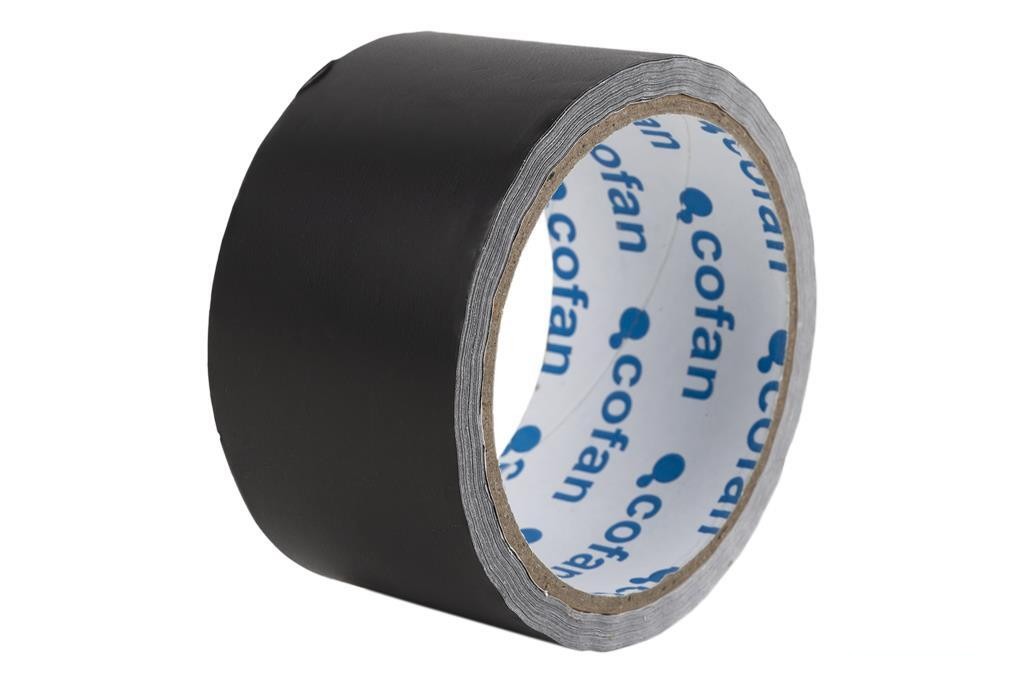 Cinta de Aluminio Negra 30 Micras 50 Mm X 10 M