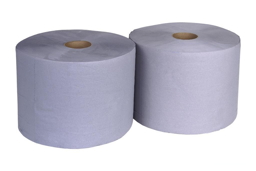 Bobina Industrial Reciclada Azul 250Mts (2 Rollos)