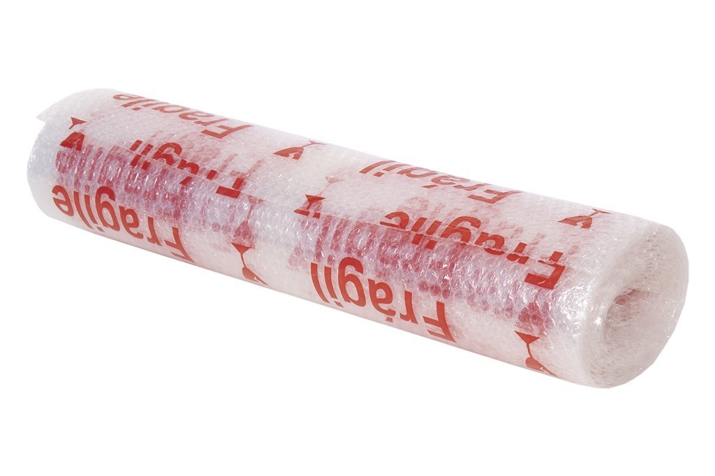 Rollo de Plástico de Burbuja Frágil 40 G/M2, 0,6 X 5 M - vista alternativa