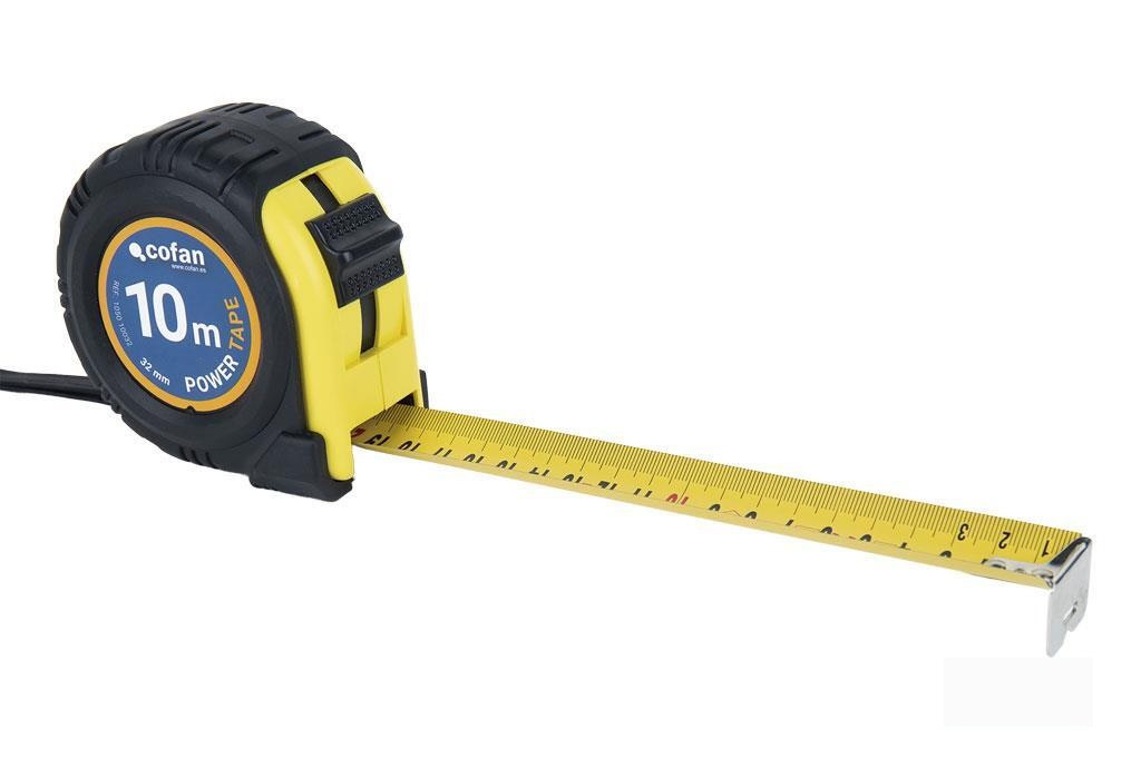 Flexómetro Protec. Goma 32 Mm X 10 M