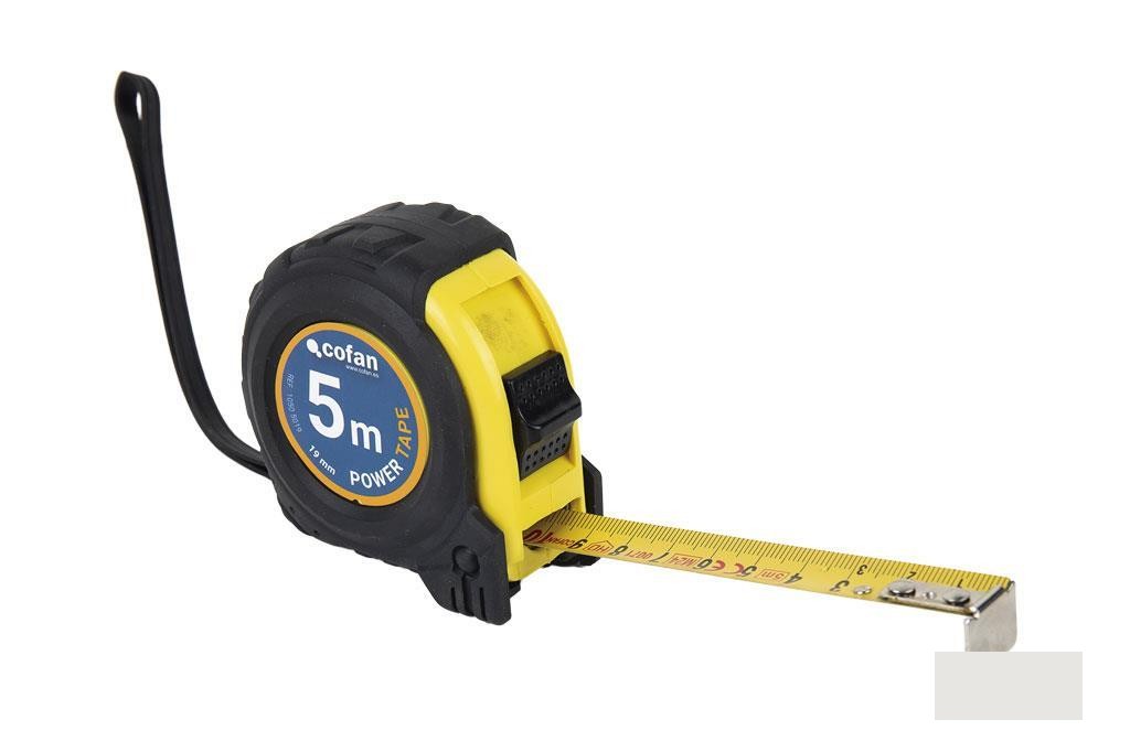 Flexómetro Protec. Goma 19 Mm X 5 M