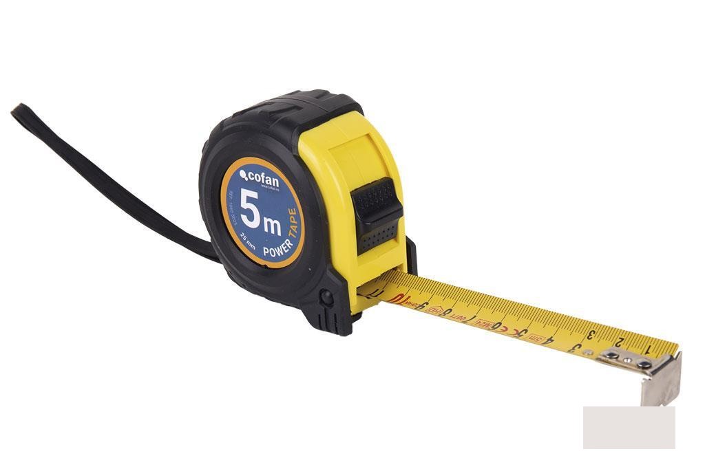 Flexómetro Protec. Goma 25 Mm X 5 M