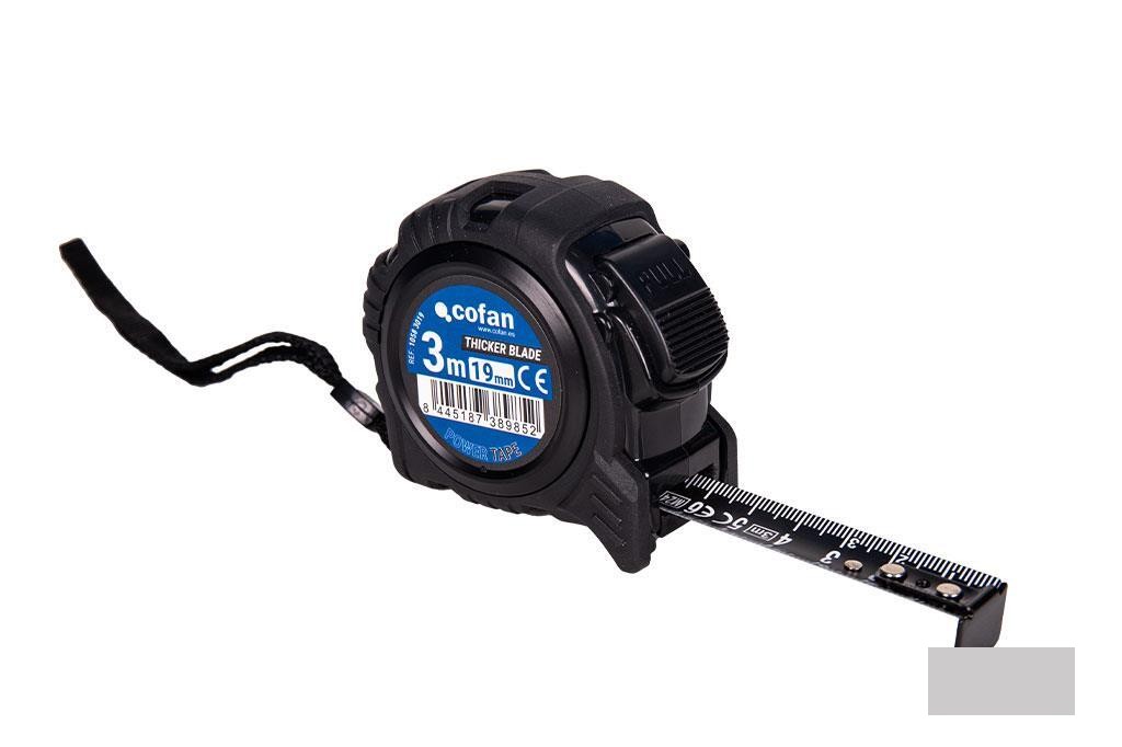 Flexómetro Hoja Negra Doble Cara 19 Mm X 3 M - vista alternativa