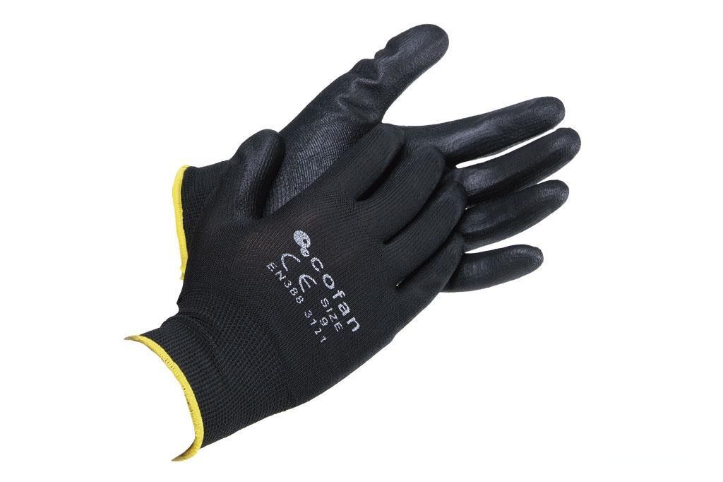 Blister G. 100% Poliest. Impreg. Pu Negro T-11