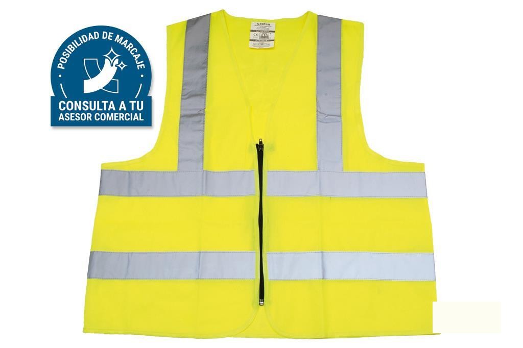 Chaleco Amarillo con Cremallera T-M
