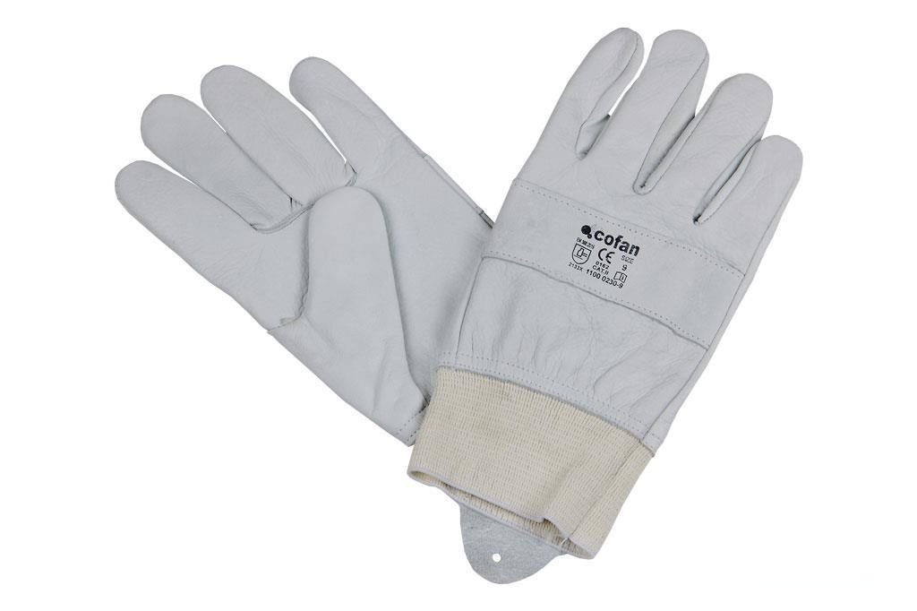 Guante Ajustable Piel Flor Reforzado Talla 8 - vista alternativa