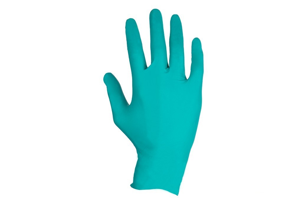 Caja 100 Uds. Guantes Nitrilo Verde Cofan Proteccion Fitosanitarios T-L