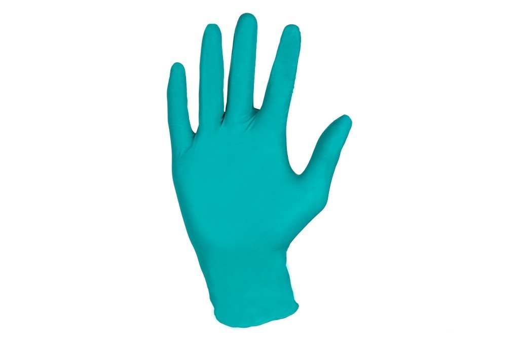 Caja 100 Uds. Guantes Nitrilo Verde Cofan Proteccion Fitosanitarios T-M