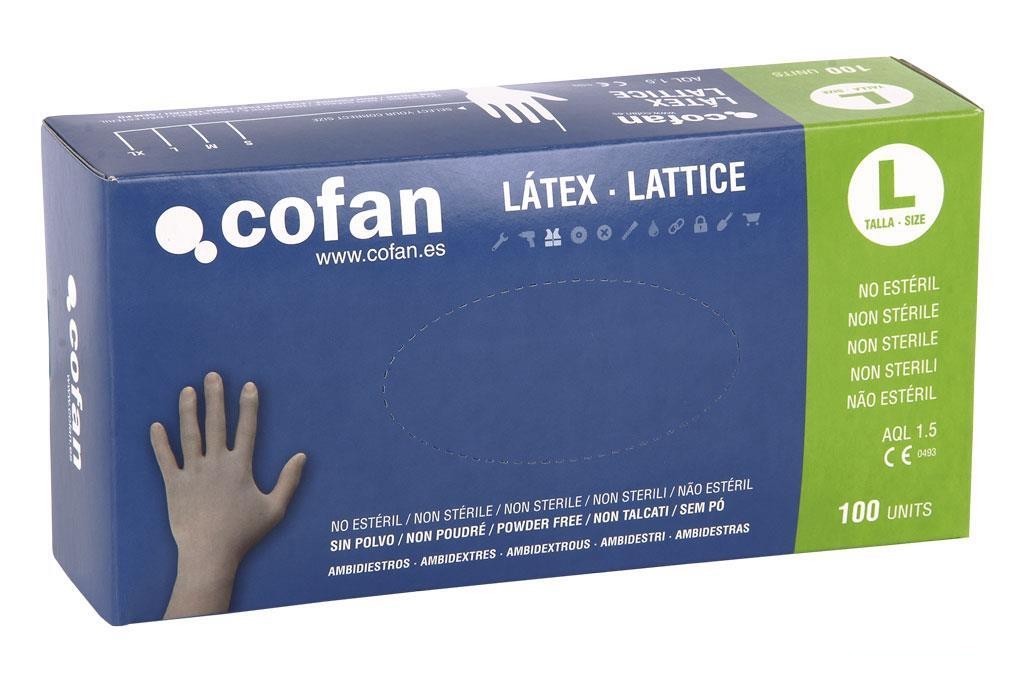 Caja 100 Uds. Guante Latex Sin Polvo T - S