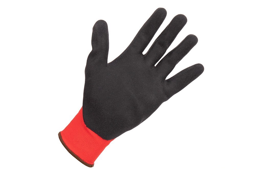 Guante Impregnado Sandy Coated Rojo/Negro Talla 7 Venta Unitaria - vista alternativa