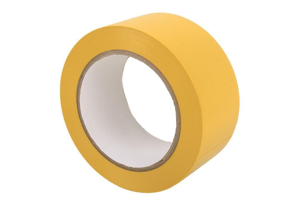 Cinta Adhesiva Pvc Amarilla 33Metros