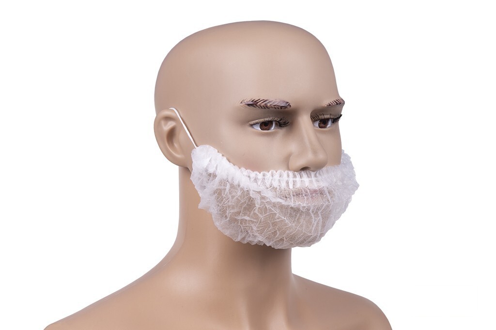 Cubrebarba Desechable de Pp 100 Uds.