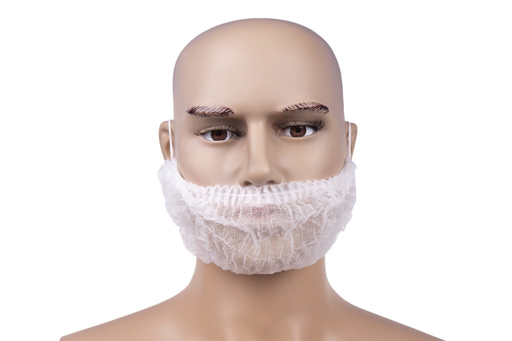 Cubrebarba Desechable de Pp 100 Uds. - vista alternativa