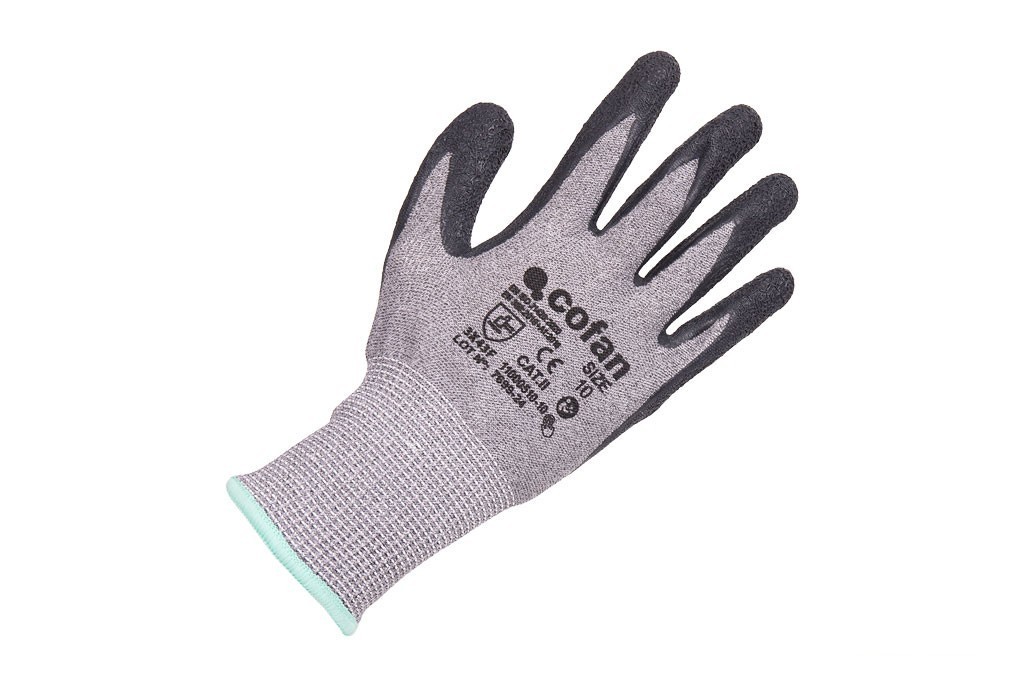 Guante Anticorte Hppe Impregnado de Latex Rugoso Talla 9 - vista alternativa