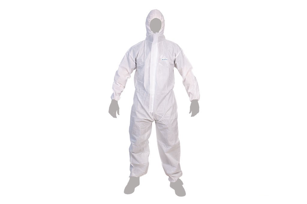 Buzo con Capucha Tipo 5 y 6 Blanco Talla Xl