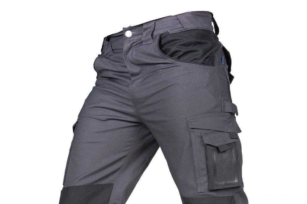Pantalón de Trabajo Heimdall Elastano 280 G/M2 Gris Oscuro con Detalles Negros Talla 46 - vista alternativa