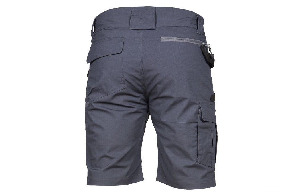 Bermudas de Trabajo Frigg Elastano 215 G/M2 Gris Oscuro con Detalles Negros Talla 56 - vista alternativa