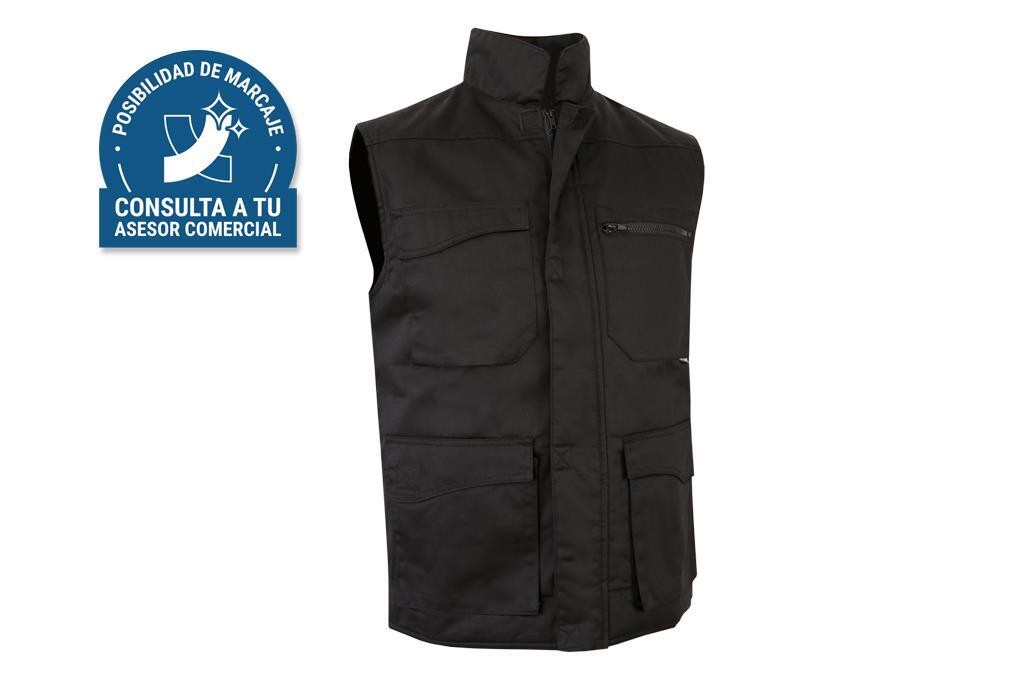 Chaleco Multibols. Acolchado Colt 245Gms/M Negro T-Xxxl