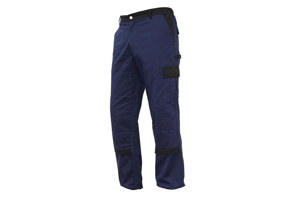 Pantalon Trab. Flex. Jano Slim Fit Marino/Negro T-54