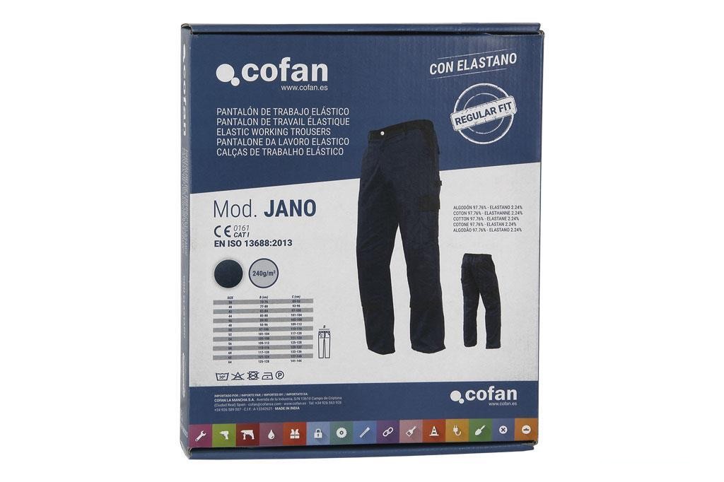 Pantalon Trab. Flex. Jano Regular Fit Mar/Negro T-48 - vista alternativa