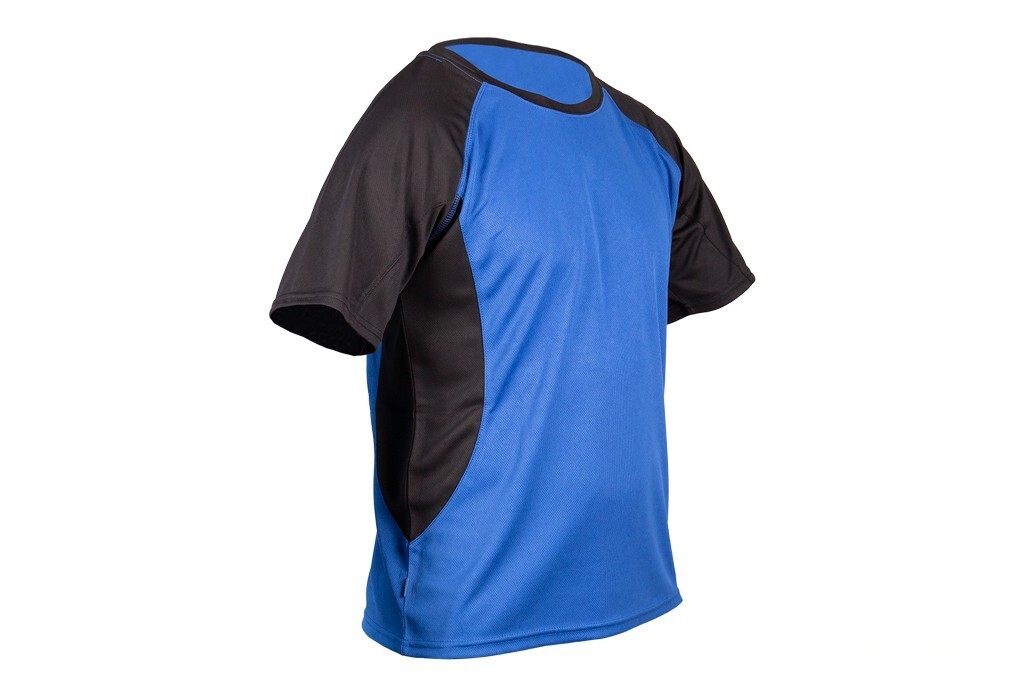 Camiseta Transpirable Modelo Pilote Azul-Negra 160 G/M2 Talla-Xl - vista alternativa