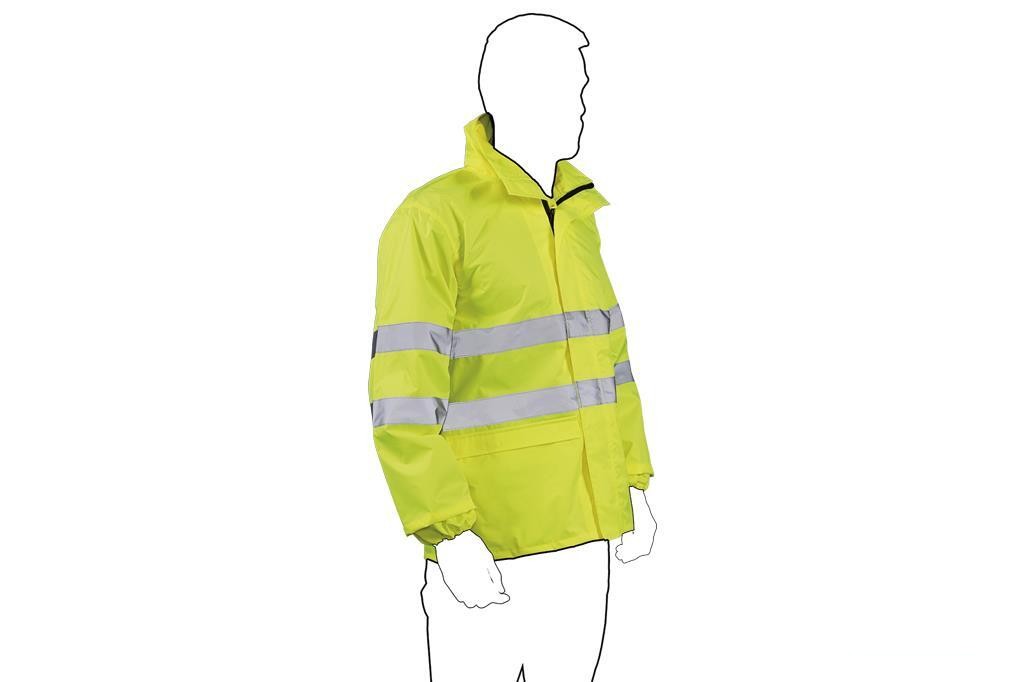 Chaqueta de Lluvia de Alta Visibilidad Modelo Pólux Amarilla Talla Xxxl - vista alternativa