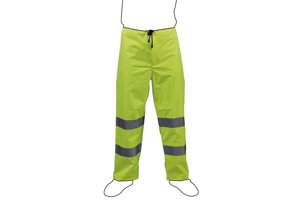 Pantalón de Lluvia de Alta Visibilidad Modelo Rigel Amarilla Talla Xxl