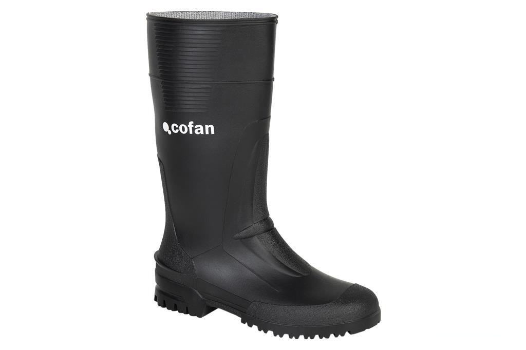 Bota Alta de Agua Pvc Negra Talla 45 - vista alternativa