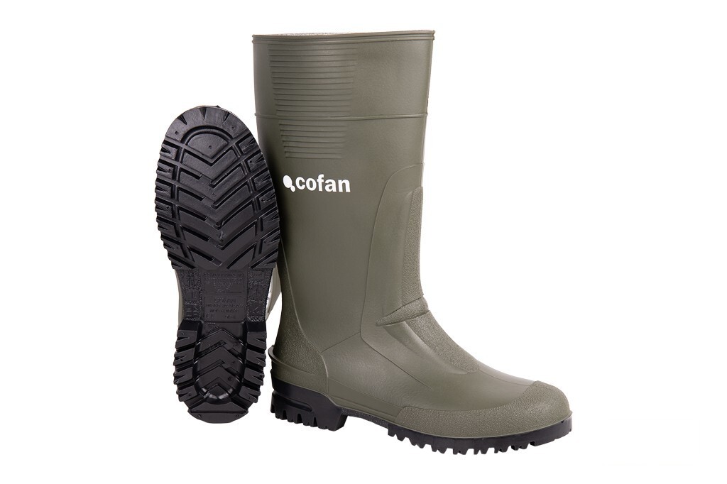 Bota Alta de Agua Pvc Verde Talla 45