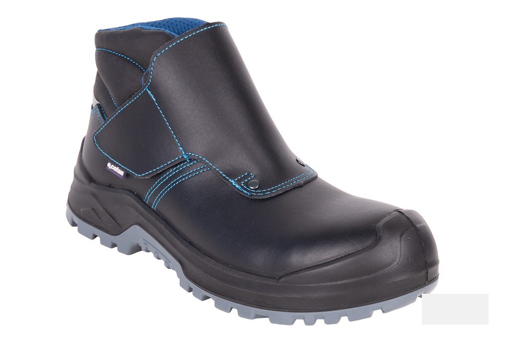 Bota de Piel Negra con Velcro S3S Modelo Urian Pro Talla 46 - vista alternativa
