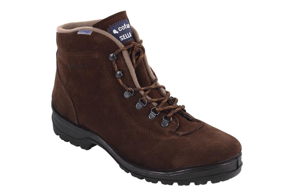 Bota Trekking Marrón Hidrófuga Modelo Sella T-44