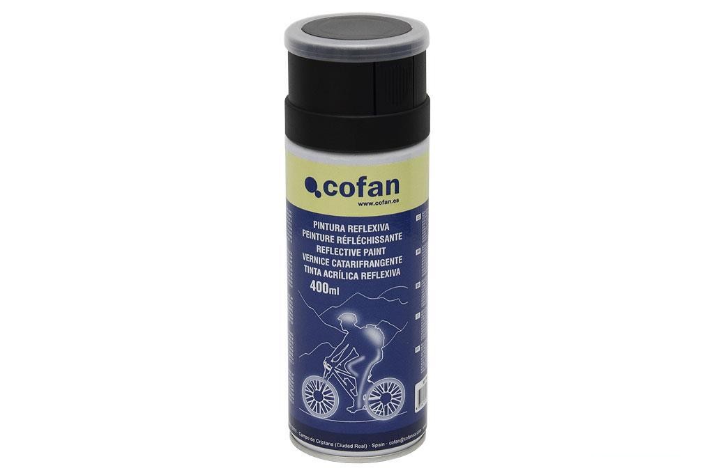Pintura Reflexiva Fluorescente 400 Ml Poder Luminoso en Superficies Blancas - vista alternativa