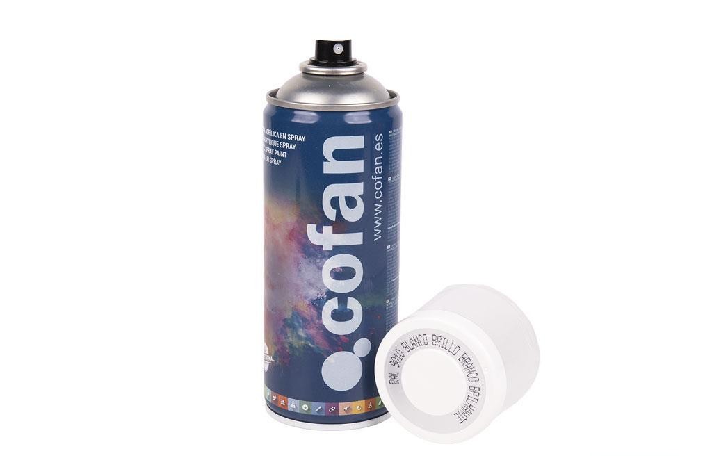 Pintura Acril. 400ml 9010-Blanco Brillo