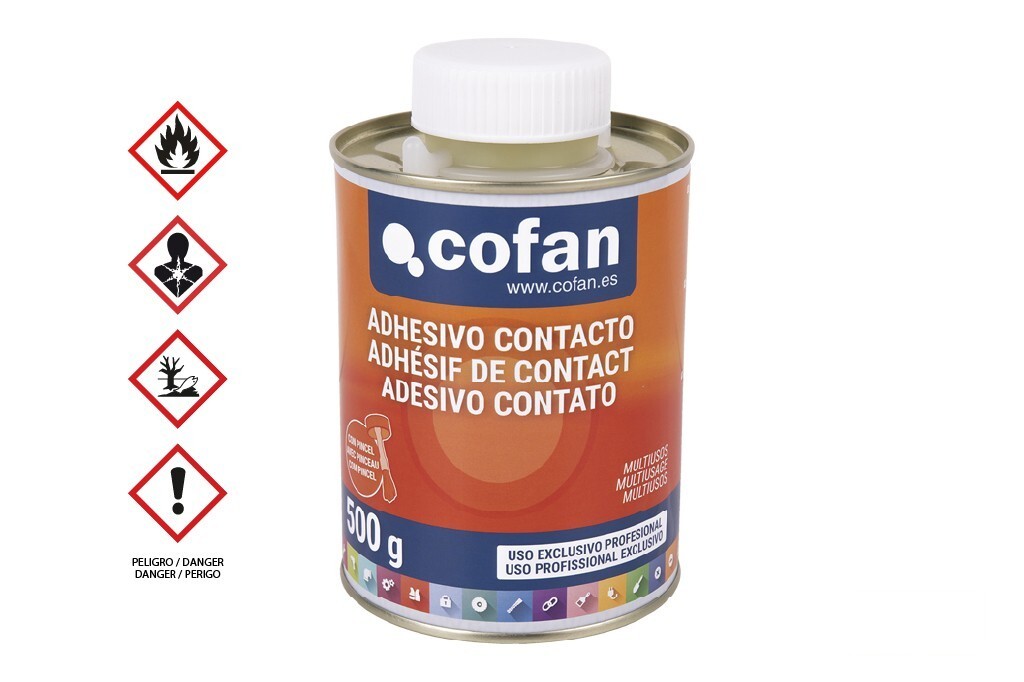 Bote Adhesivo Contacto con Pincel 500 Ml