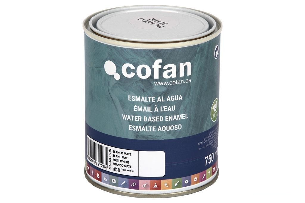 Esmalte Al Agua (750 Ml) Blanco Mate