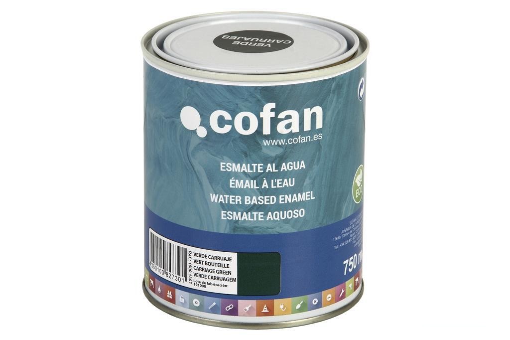 Esmalte Al Agua (750 Ml) Verde Carruaje Brillo