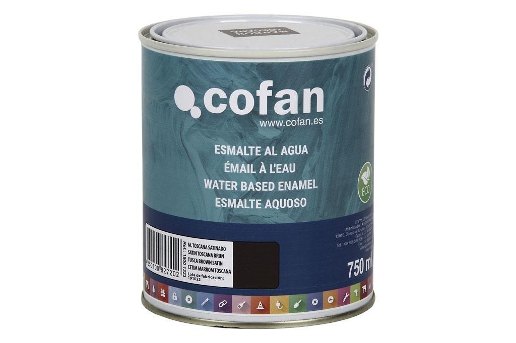 Esmalte Al Agua (750 Ml) Marrón Toscana Satinado