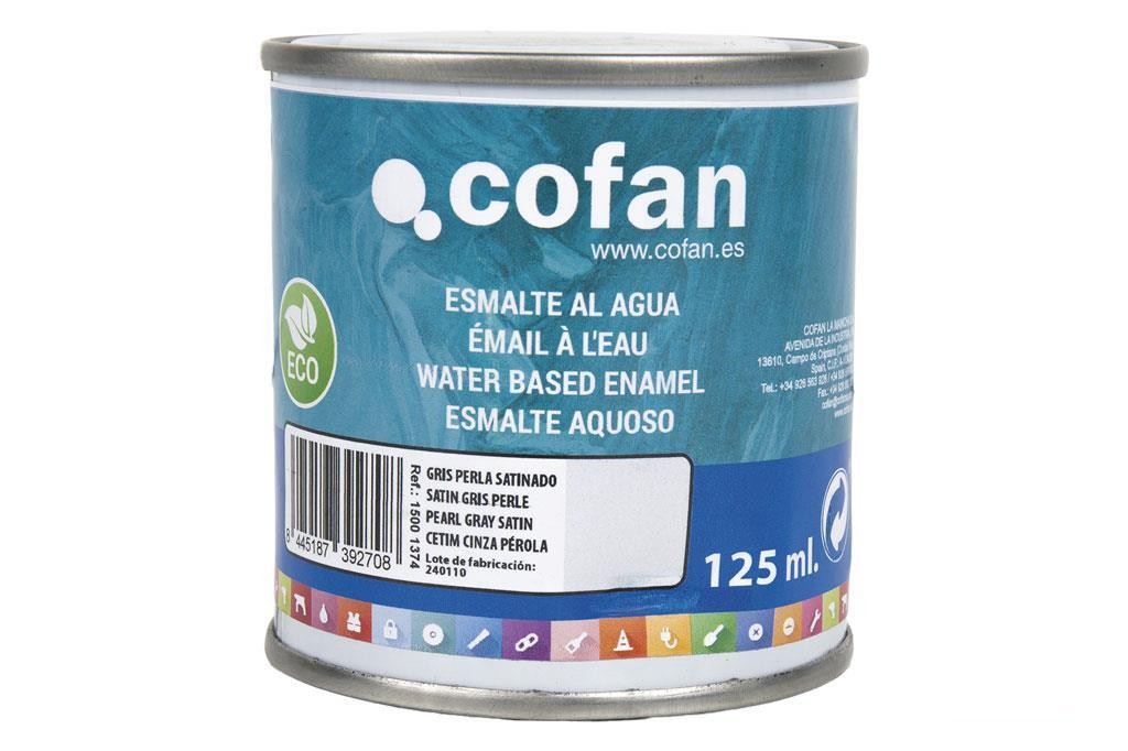 Esmalte Al Agua (125 Ml) Gris Perla Satinado