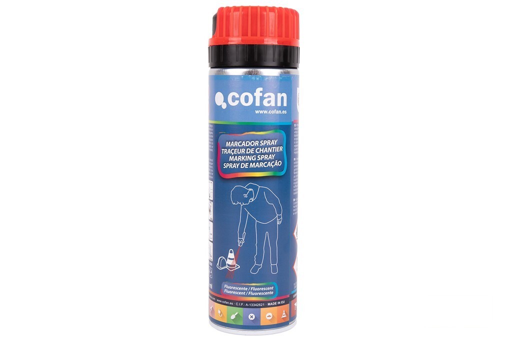 Marcaje de Obra Fluoresc. Rojo 500ml